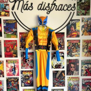 Disfraz Wolverine con musculo niños