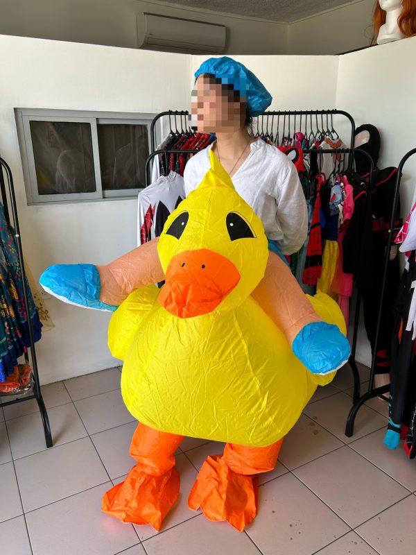 Disfraz de pato inflable