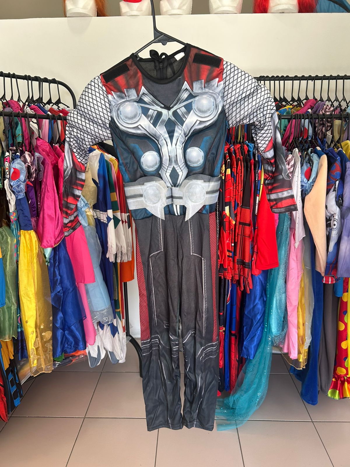 Disfraz de Thor con musculo para Niños - Imagen 2