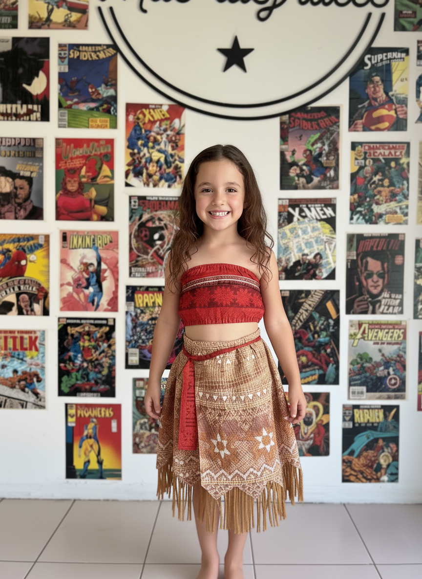 Disfraz de Moana para niñas - Imagen 3